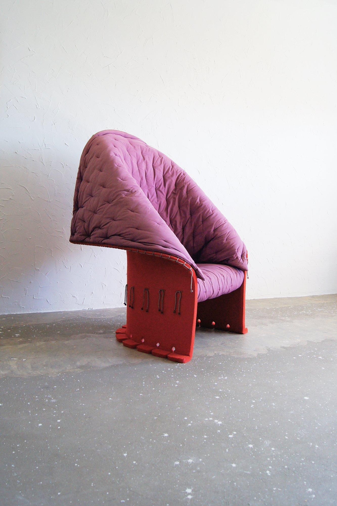 Late 20th Century Feltri Armchair by Gaetano Pesce for Cassina