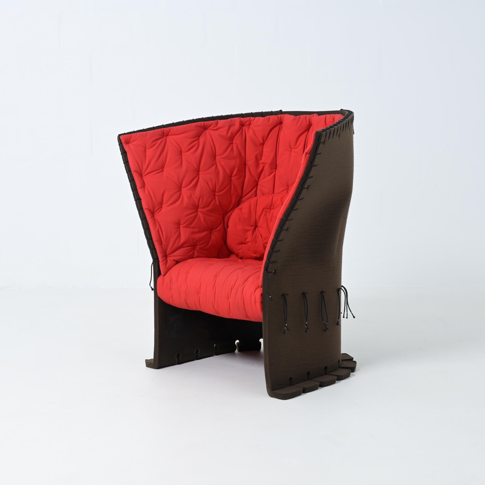Modern Feltri Low Armchair by Gaetano Pesce for Cassina For Sale