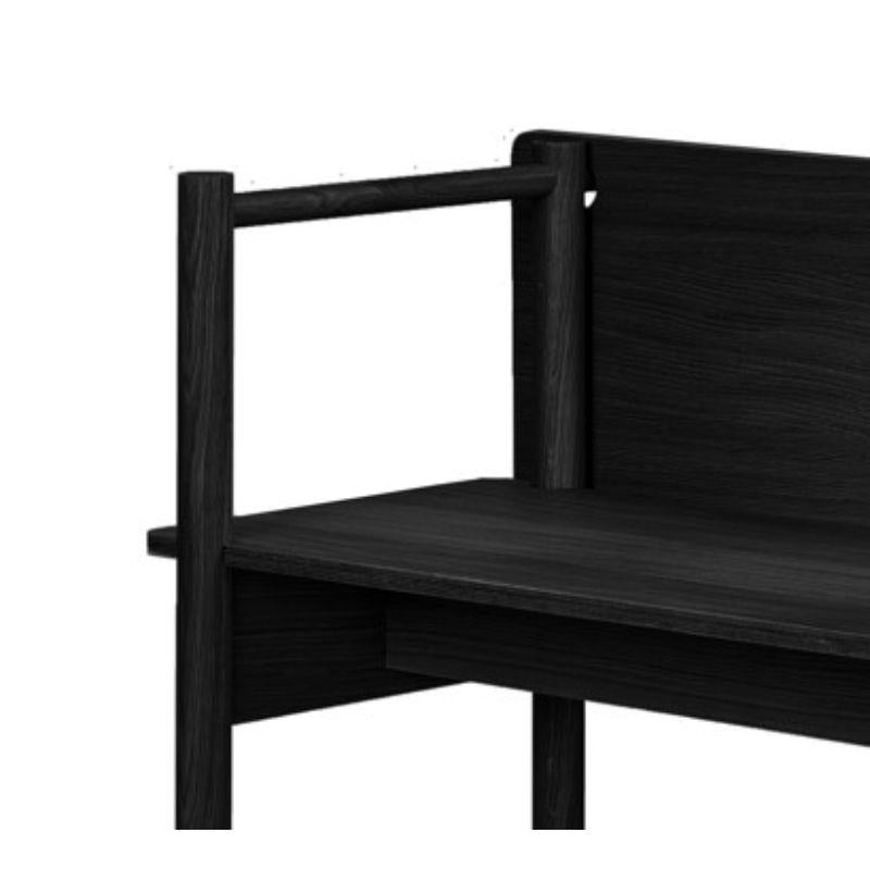 Post-Modern FEM Work Desk, Stained Black by Made by Choice