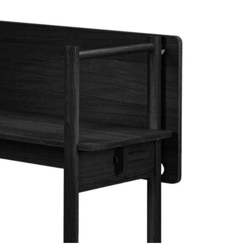 Finnish FEM Work Desk, Stained Black by Made by Choice