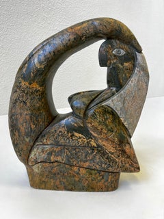 Female and Male Abstract Marble Sculpture by Thomas Wall