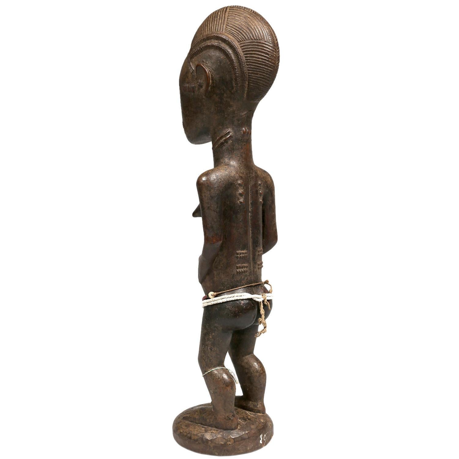 Other 1st Half 20th Century Female Baule Figure, Ivory Coast, Africa