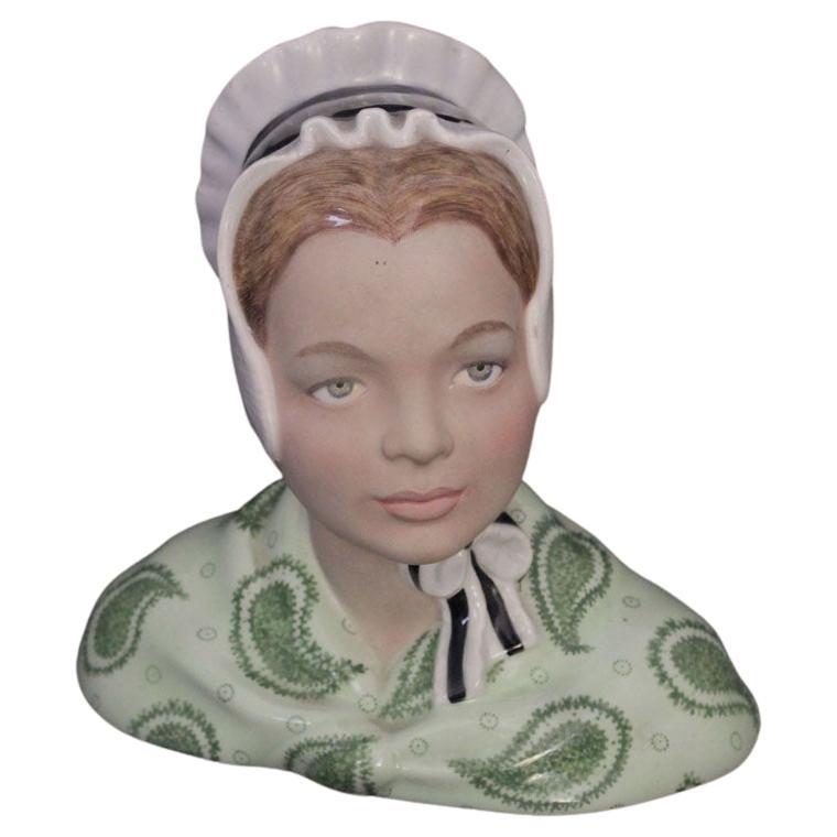 Female Bust by Bigi Torino, 1940s For Sale