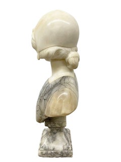 Weibliche Büste von Gustave Van Vaerenbergh, Belgien, um 1900