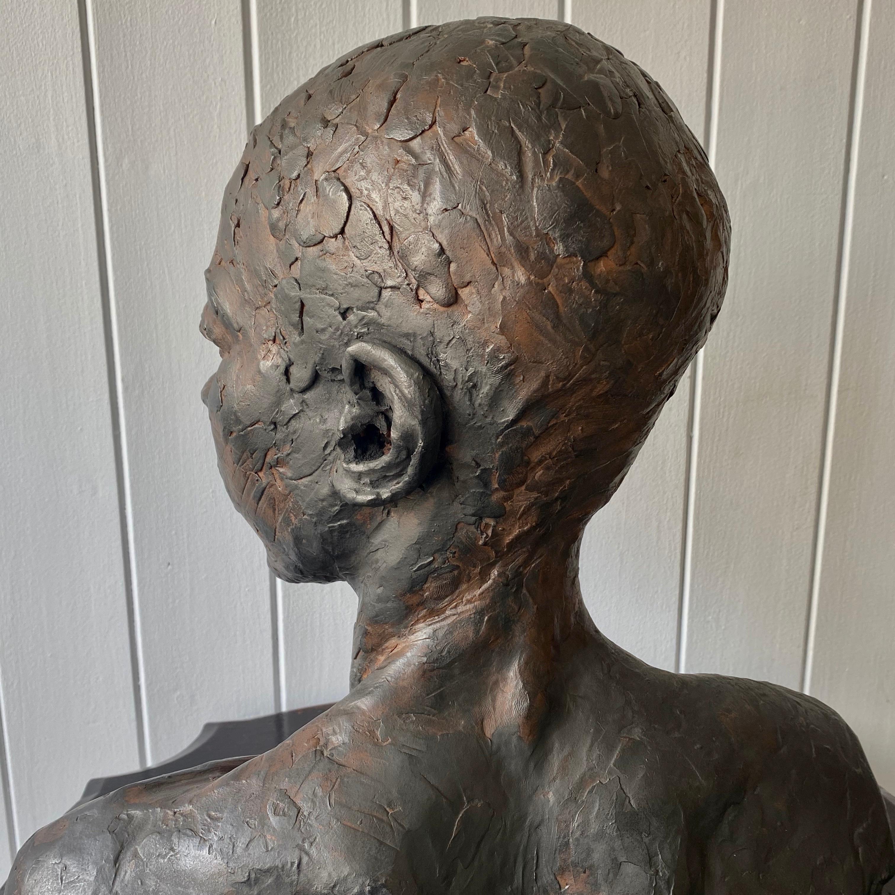 Contemporary Female Bust Sculpture For Sale
