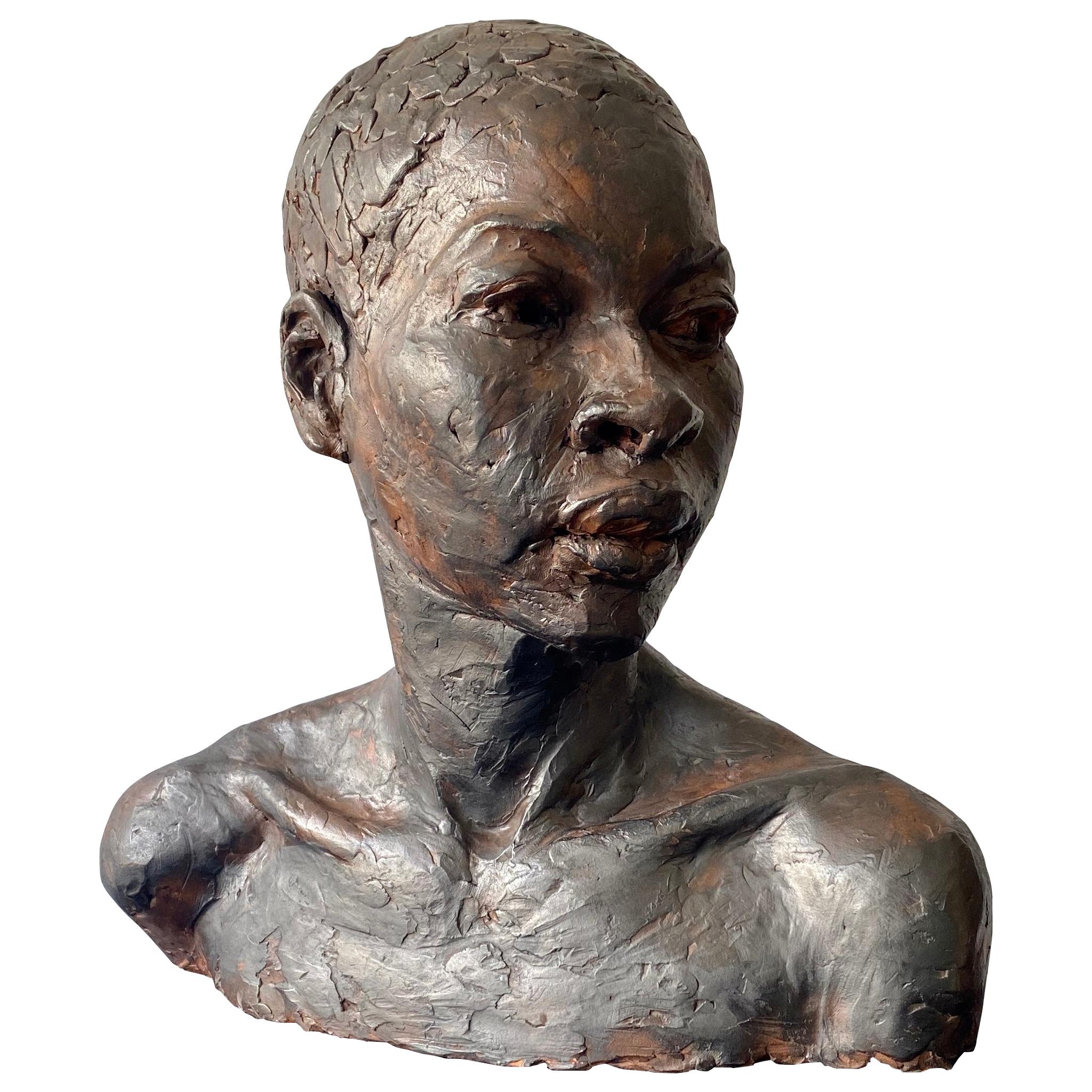 Female Bust Sculpture For Sale