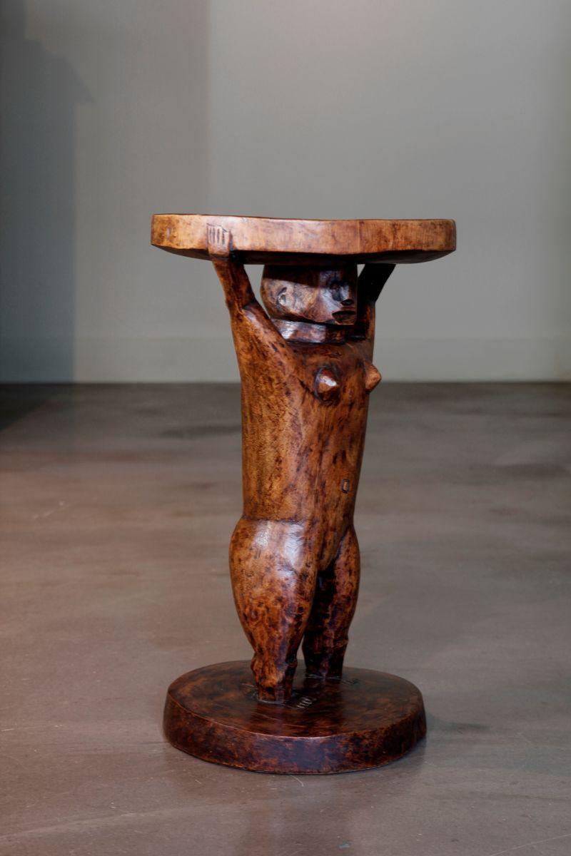 Early 20th Century Female Caryatid Stool  For Sale 2