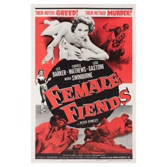 Female Fiends 1969 U.S. One Sheet Film Poster