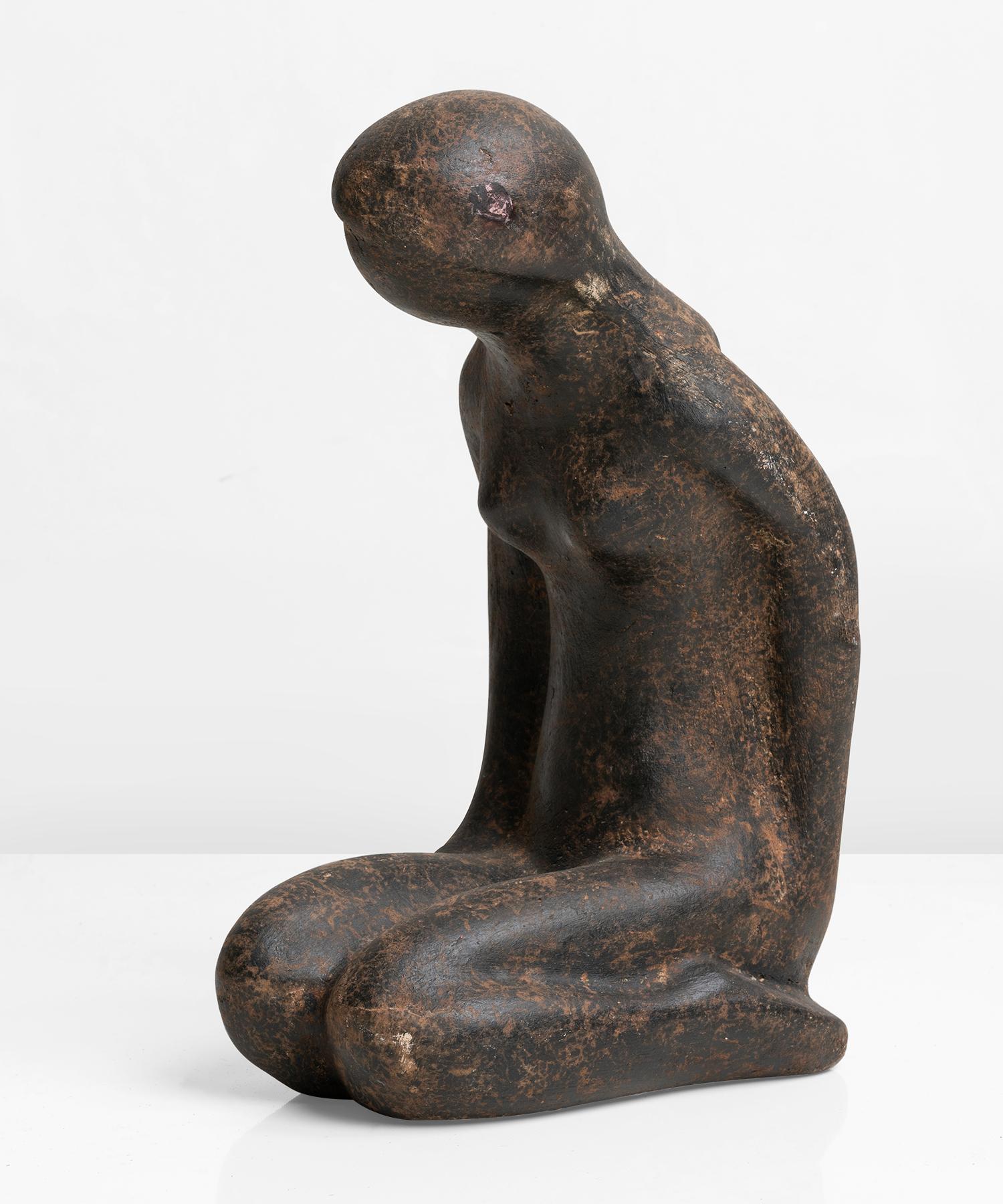 Female Figural Ceramic Sculpture (amerikanisch)