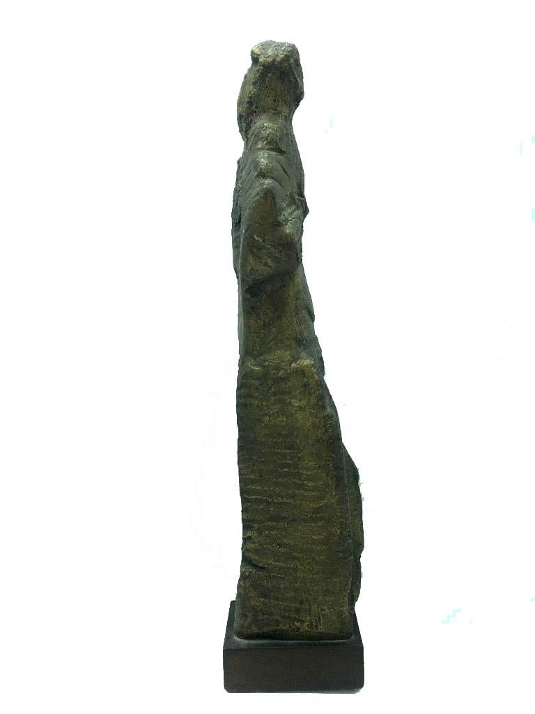 Mid-Century Modern Female Figure 'Abstract Woman Bronze Sculpture'