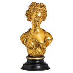 Figure féminine Sculpture Léopold OUDRY (1854-1882)