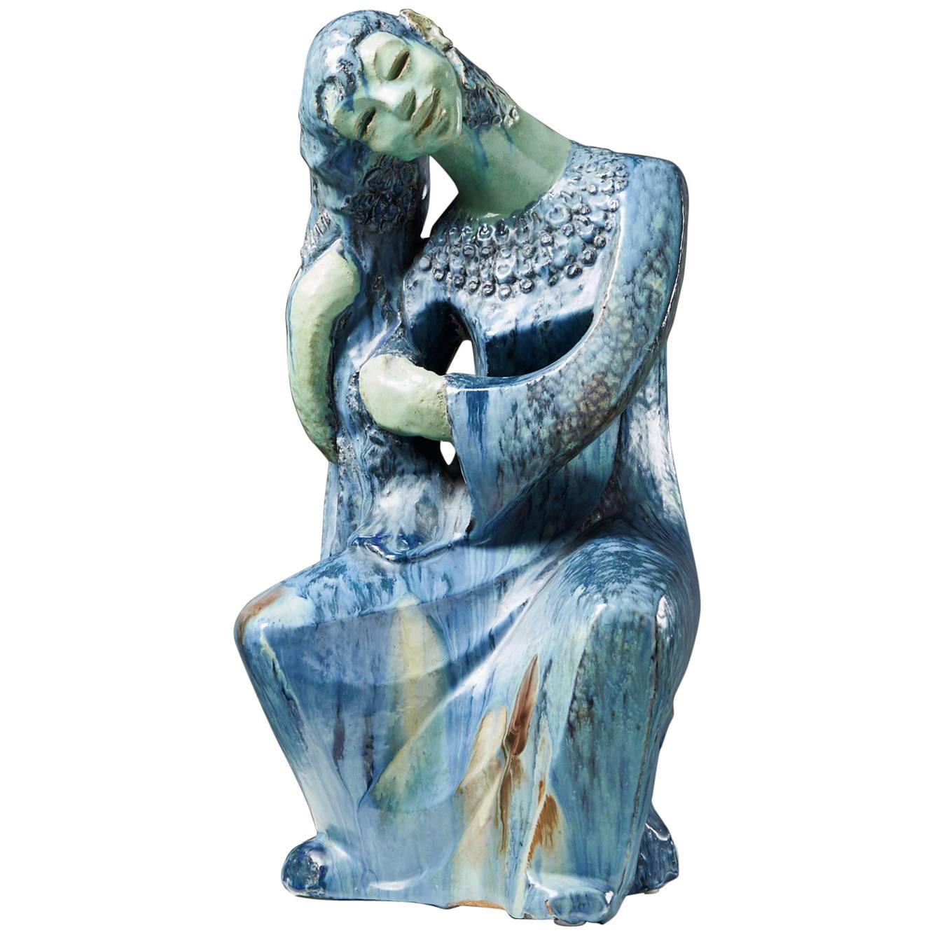 Escultura de Hassan Heshmat,
Egipto. 1960's.

Gres.

Única.

Dimensiones: 
H: 52 cm/ 20 1/2''