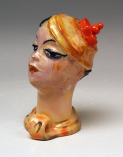 Tête de femme Style expressionniste Wiener Werkstaette Vally Wieselthier Vienne 1928