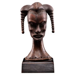 Weibliche Kopfstatue - Ejagham-Volk, Nigeria