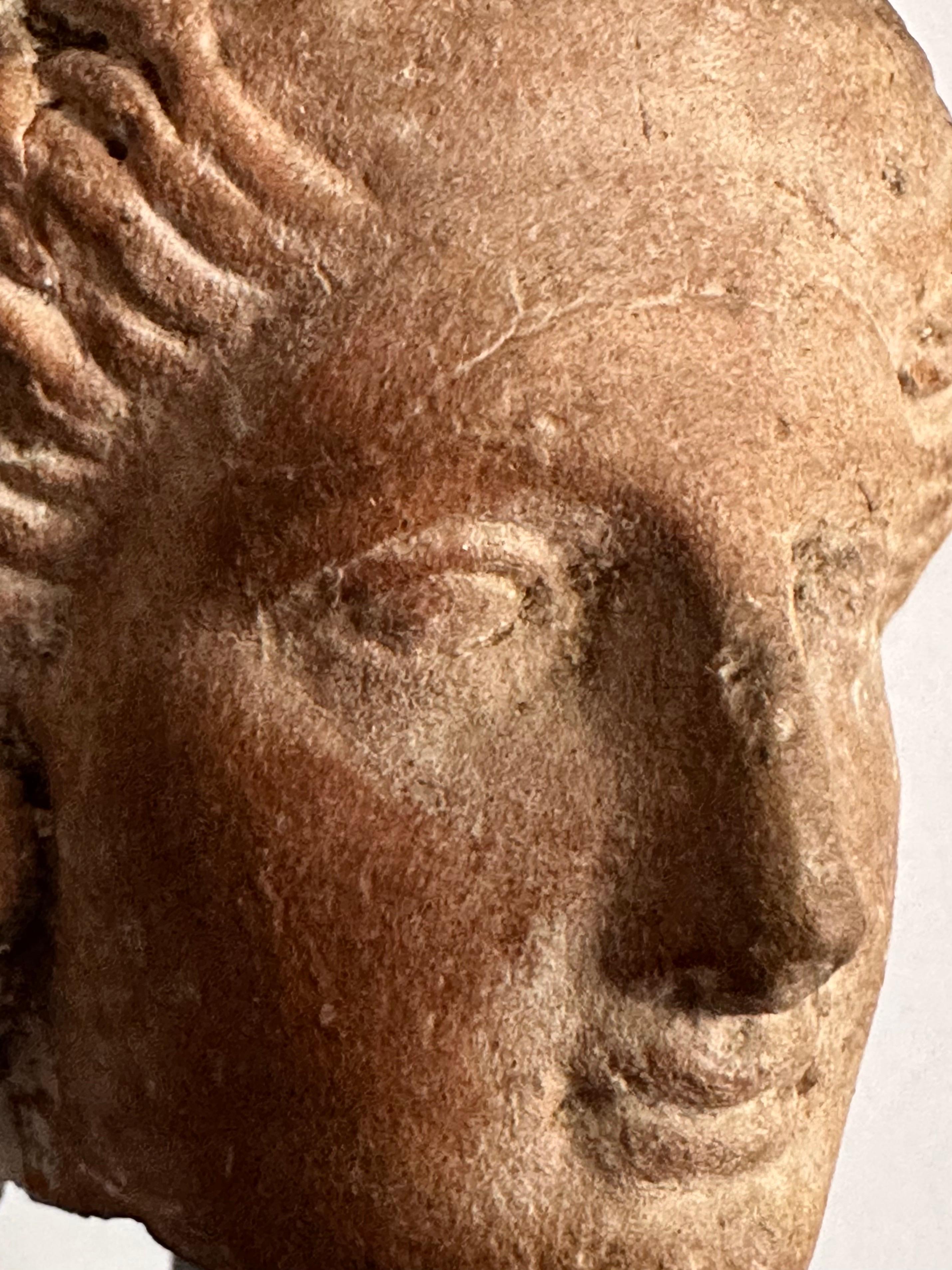 Female Head, Terracotta, Magna Graecia, 4th Century Before Christ 5