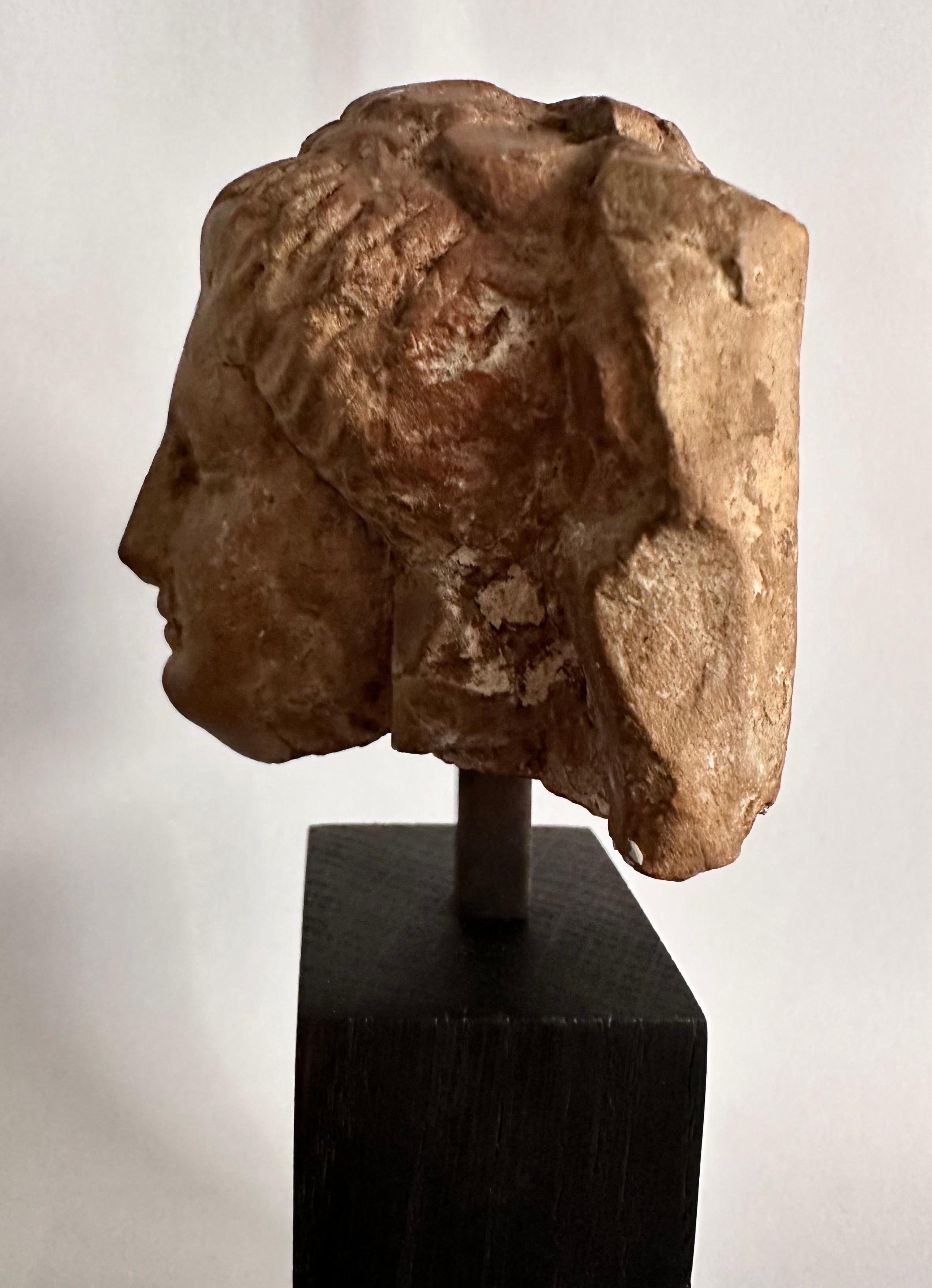 Female Head, Terracotta, Magna Graecia, 4th Century Before Christ 6
