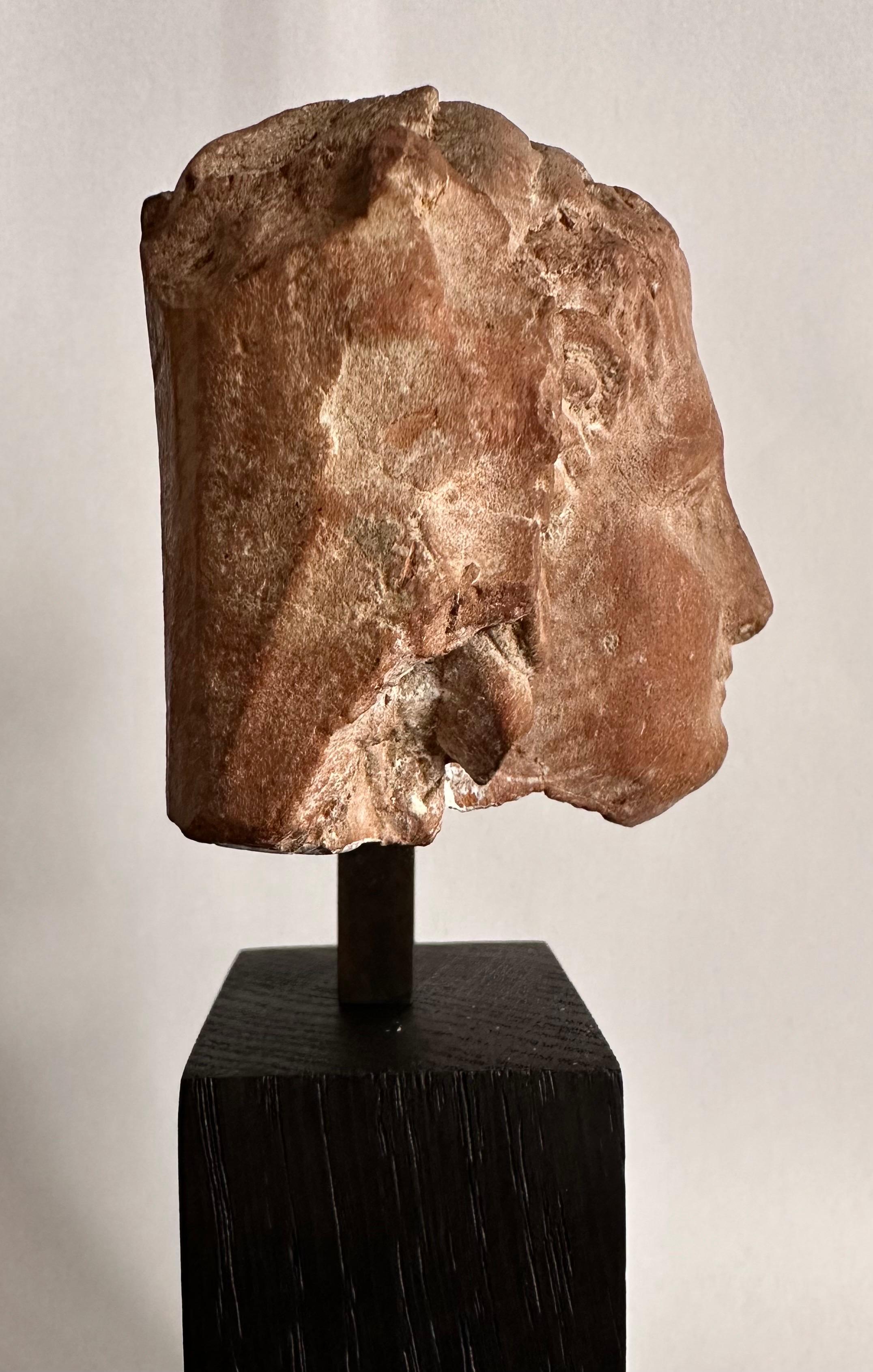 Female Head, Terracotta, Magna Graecia, 4th Century Before Christ 2