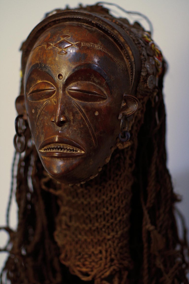 Female Mask "Pwo" Chokwe, Angola / Democratic Republic of Congo, Museum