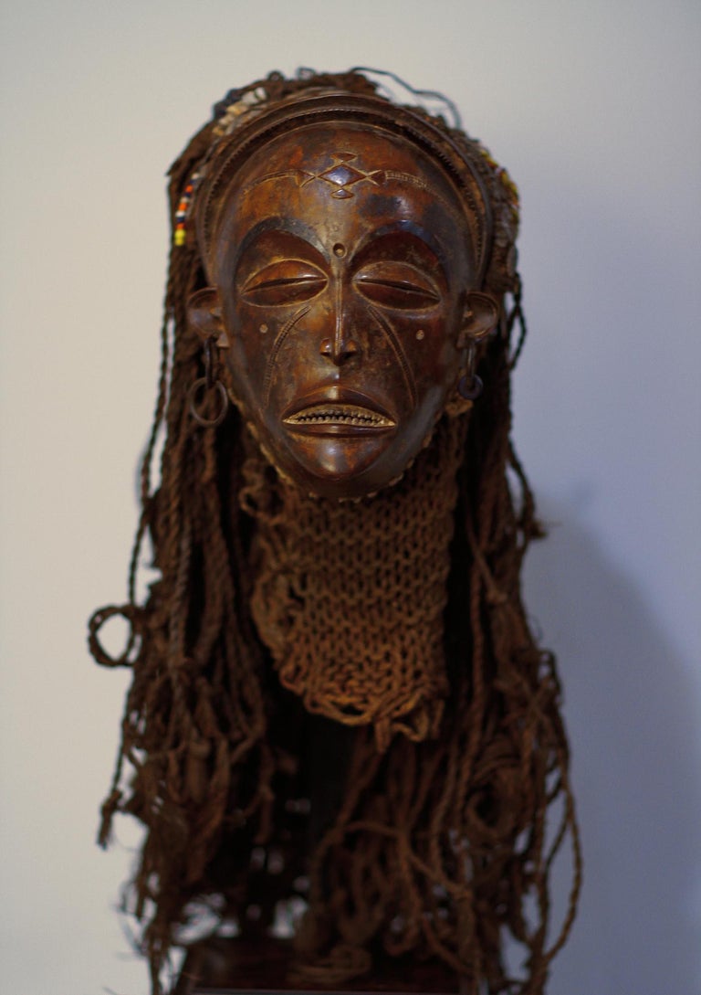 Female Mask "Pwo" Chokwe, Angola / Democratic Republic of Congo, Museum