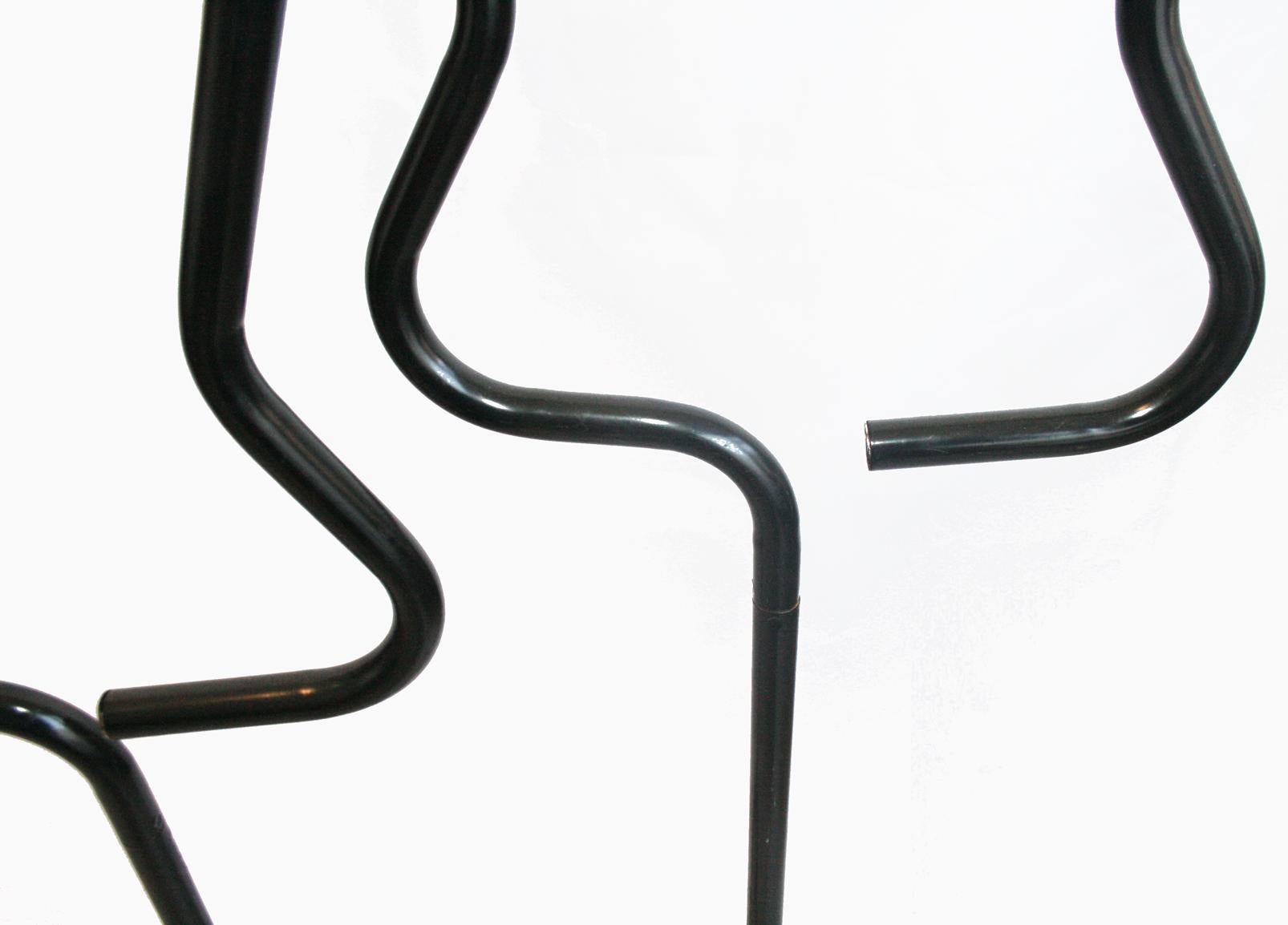 Silhouette Figural  Valet Stand , Tubular , Italy, 1980s (Female & Male)  For Sale 2