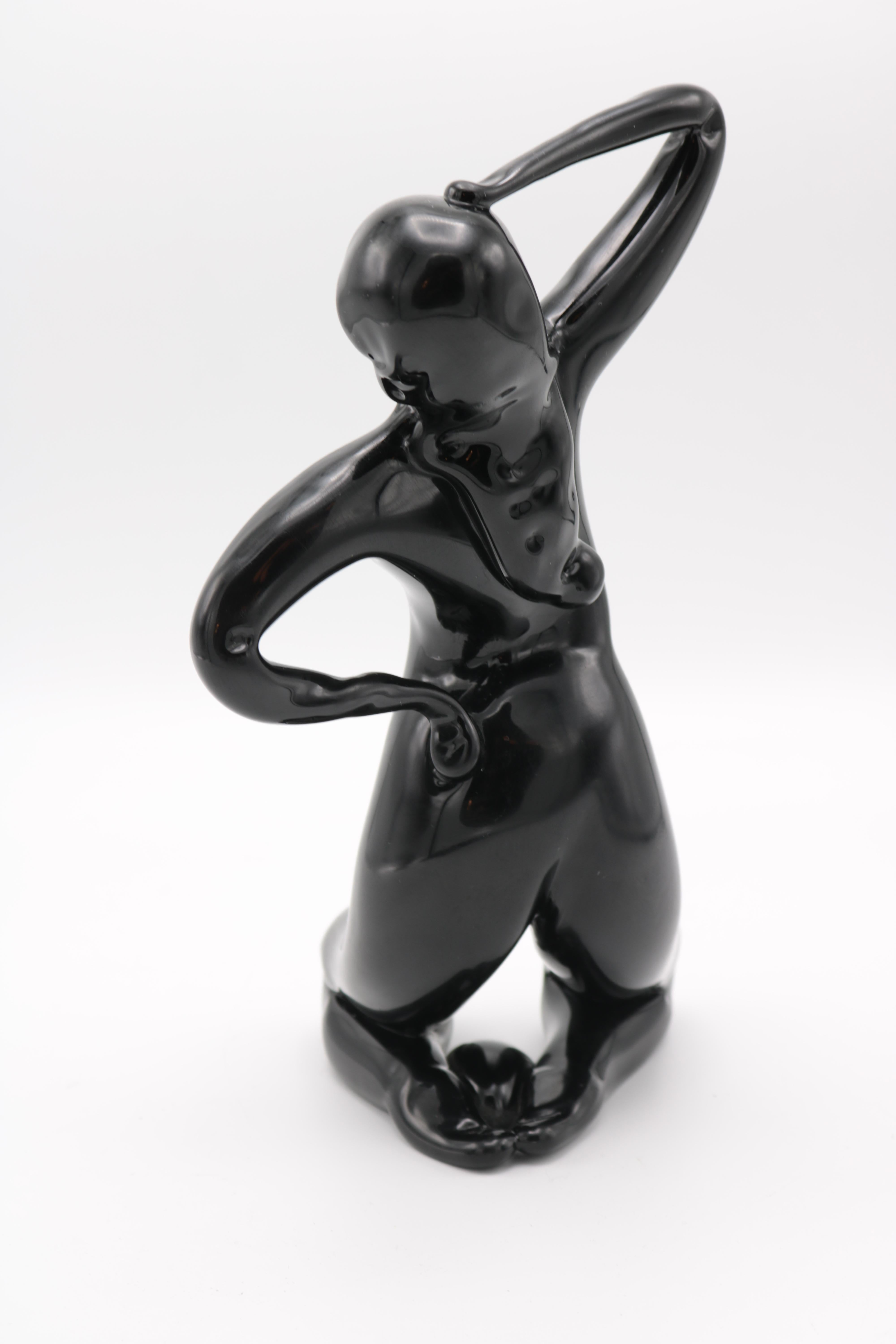 Modern Female Nude Glass Sculpture by Venini & Co. For Sale