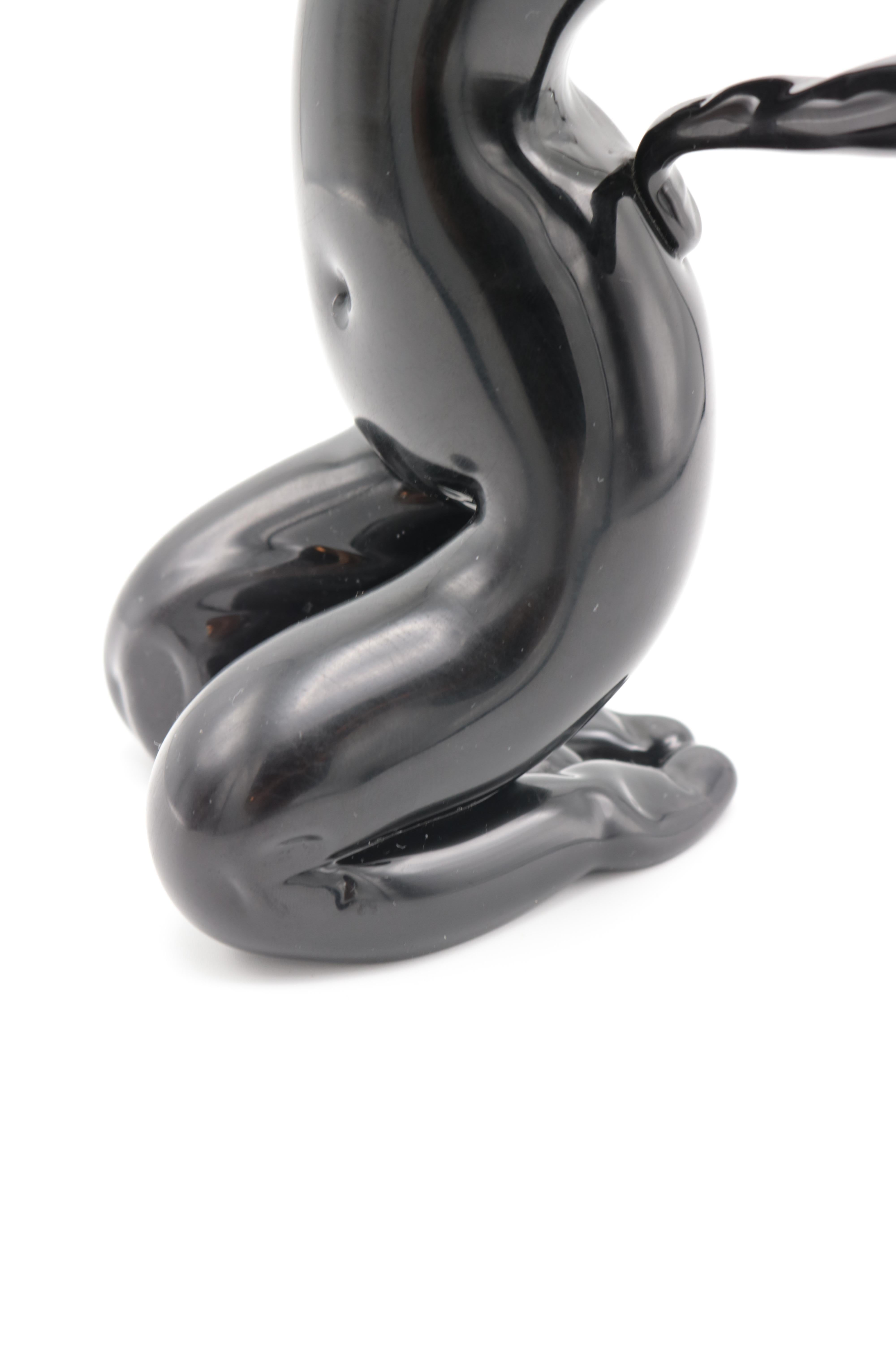 Art Glass Female Nude Glass Sculpture by Venini & Co. For Sale