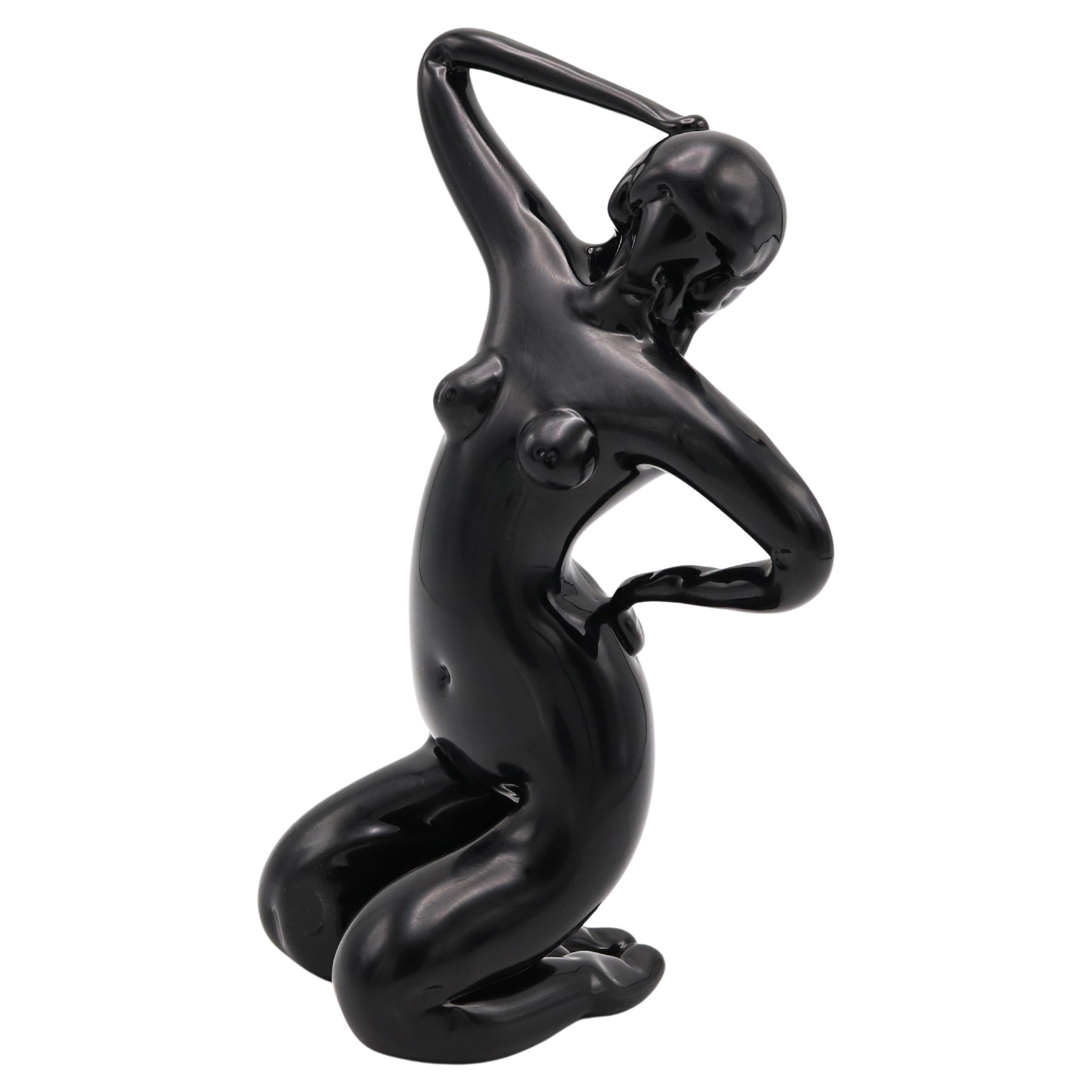 Female Nude Glass Sculpture by Venini & Co.