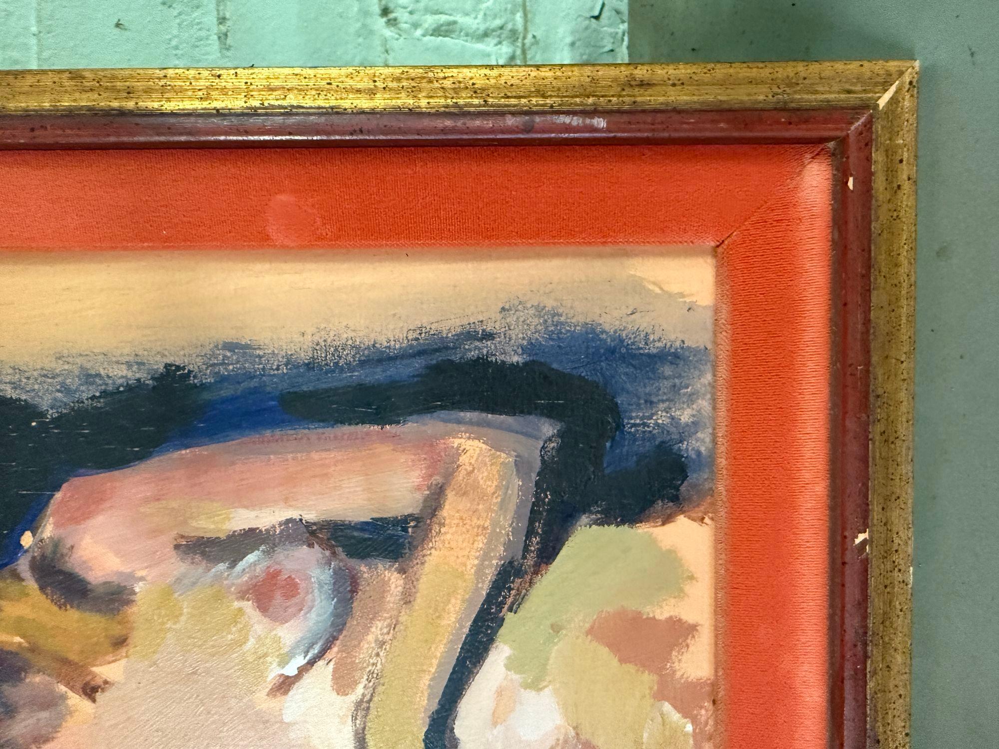 Velluto Pittura di nudo femminile di Baizan in vendita