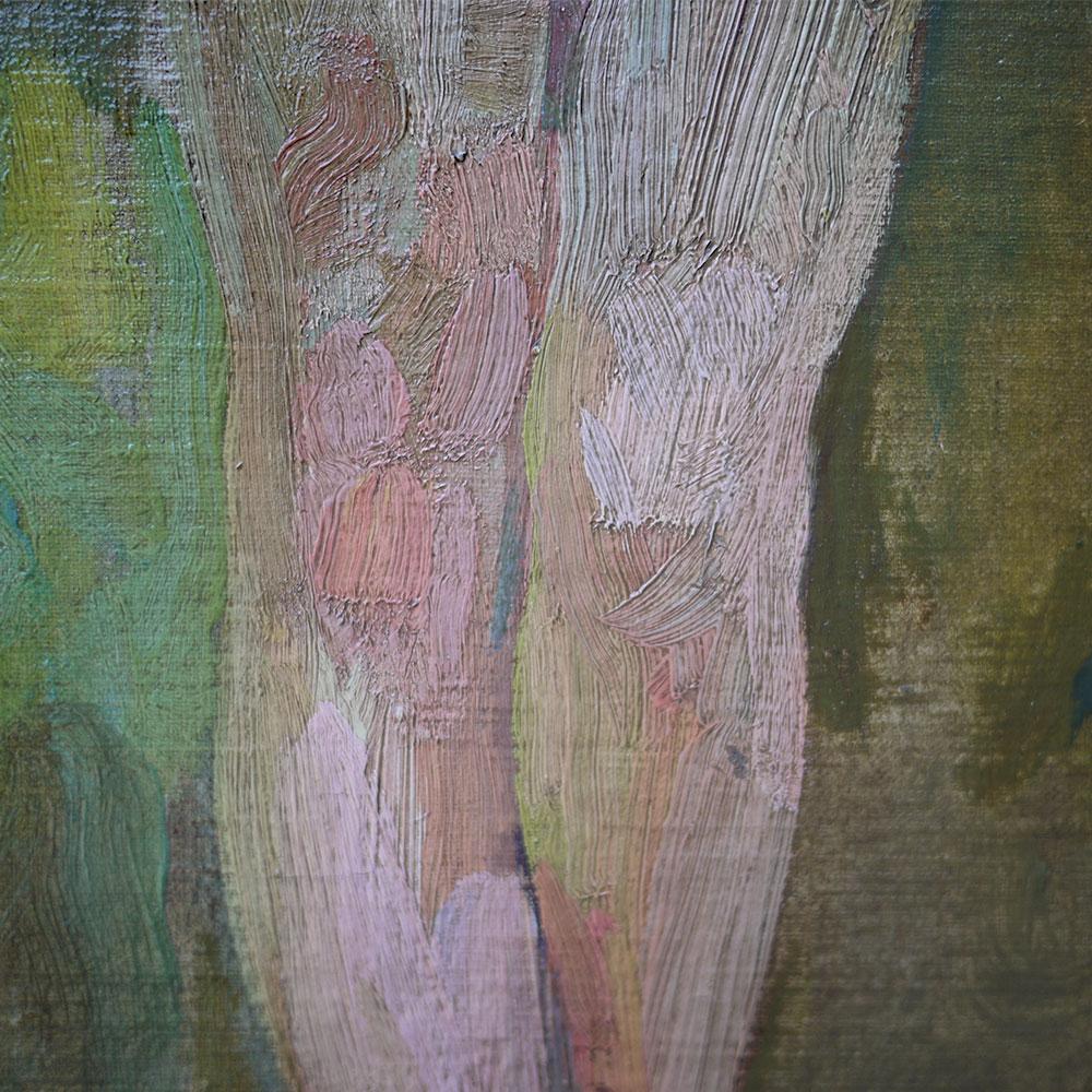 A olio Pittura di nudo, Wilhelm Christens, anni '30 in vendita