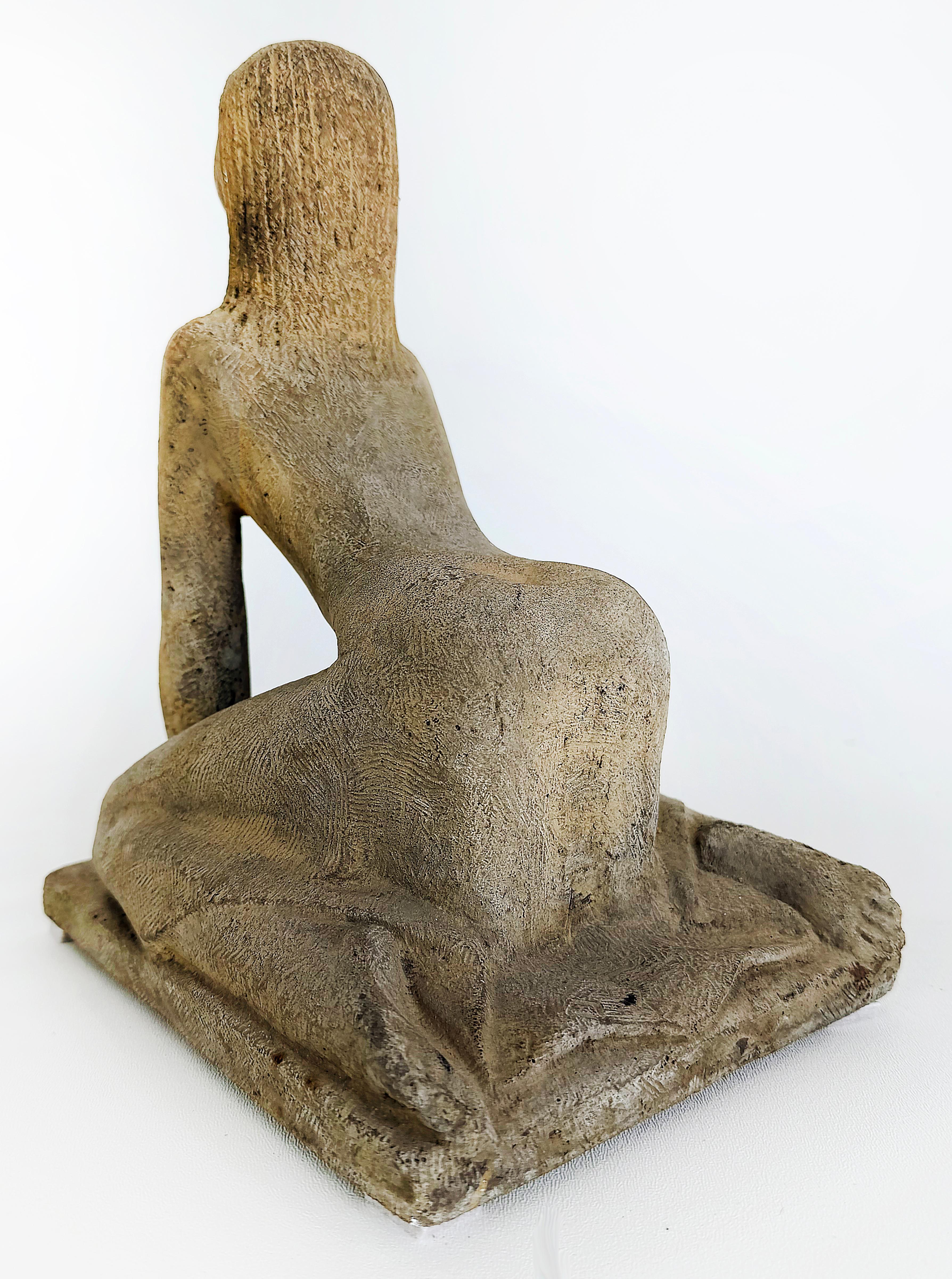 Female Nude-Skulptur des Florida-Künstlers Chuck Dodson, 1970er Jahre (Gegossen)