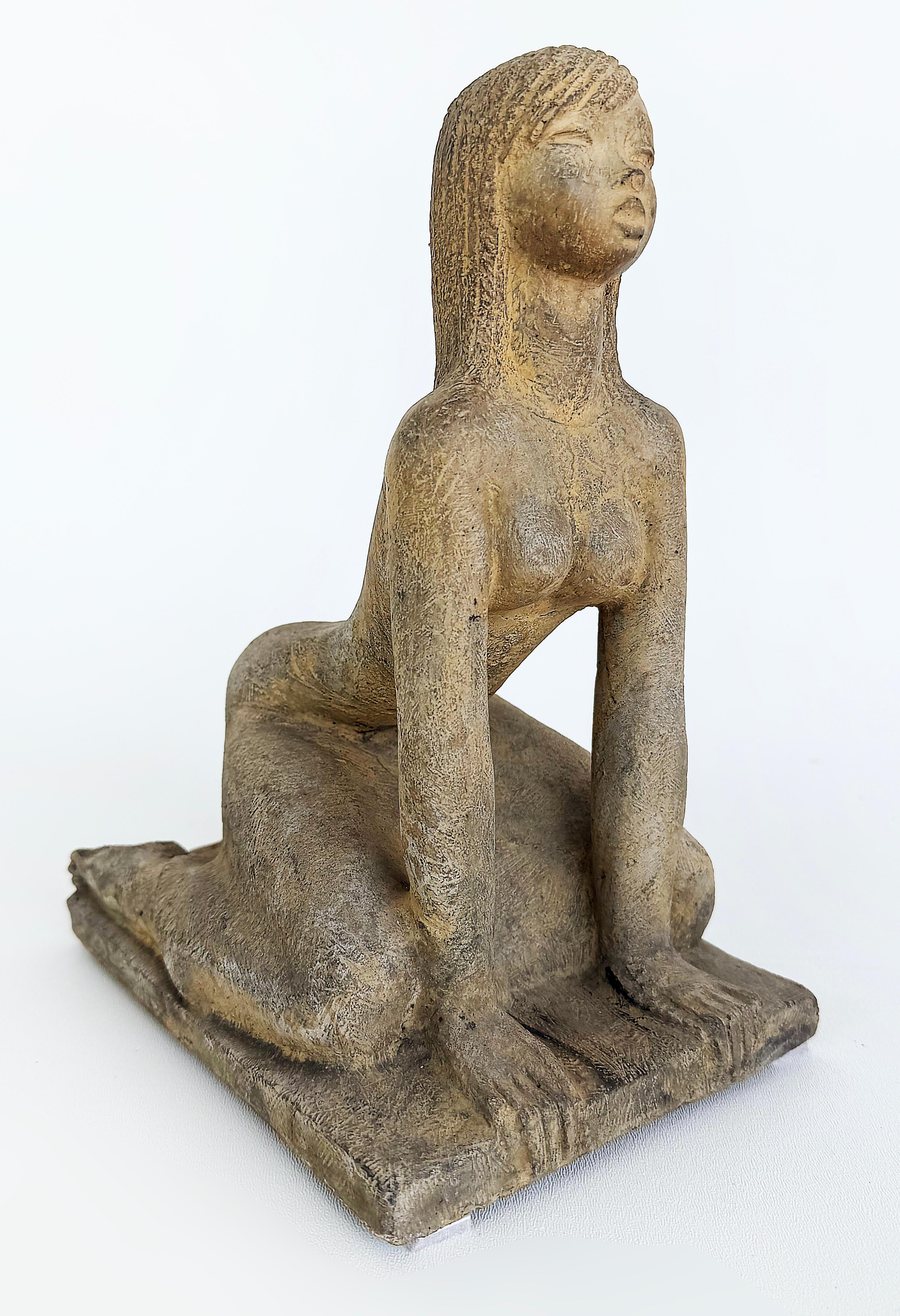 Female Nude-Skulptur des Florida-Künstlers Chuck Dodson, 1970er Jahre im Zustand „Gut“ in Miami, FL