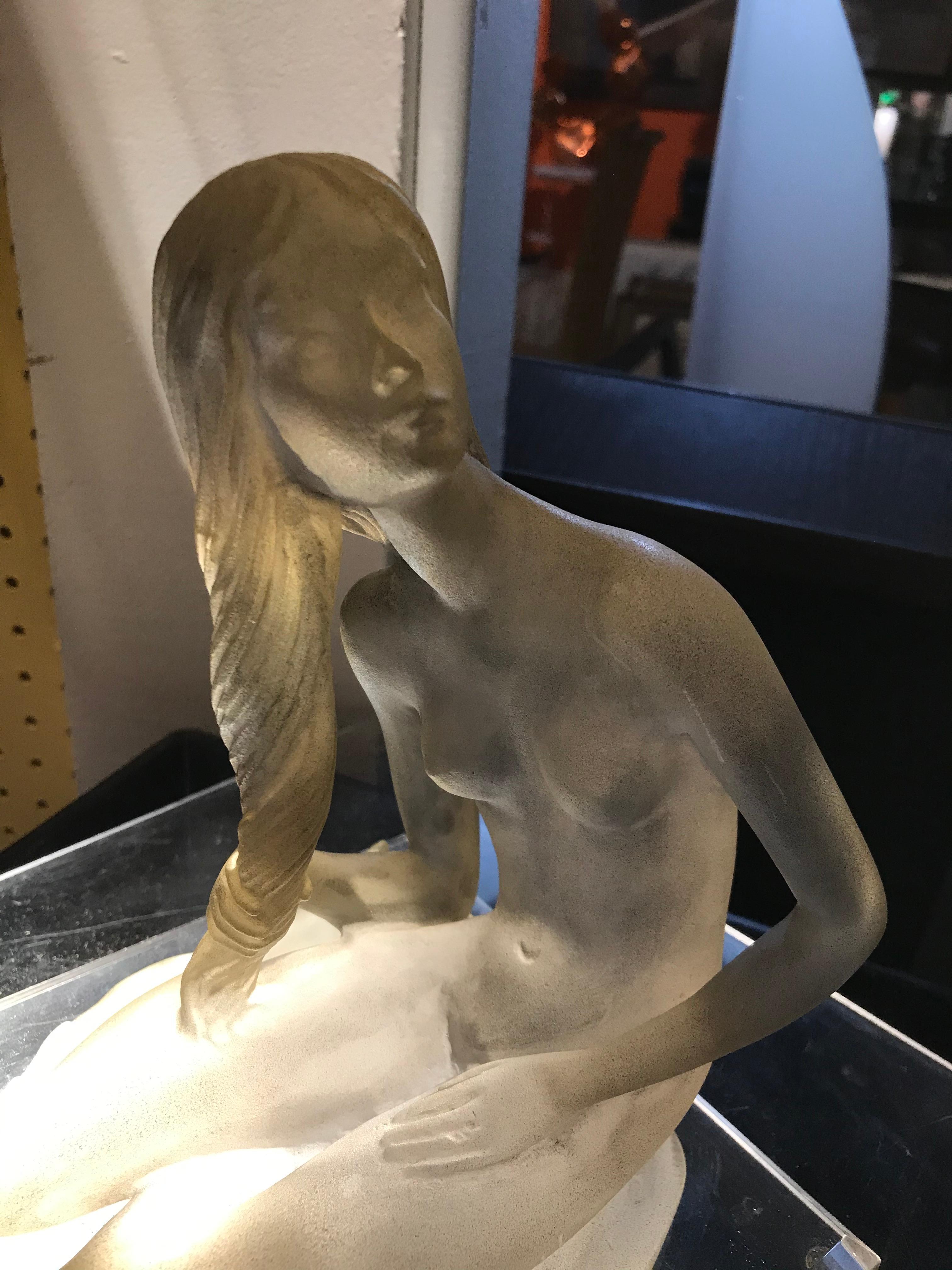 Female Nude Sculpture in Cast Resin by Dorothy C. Thorpe 1