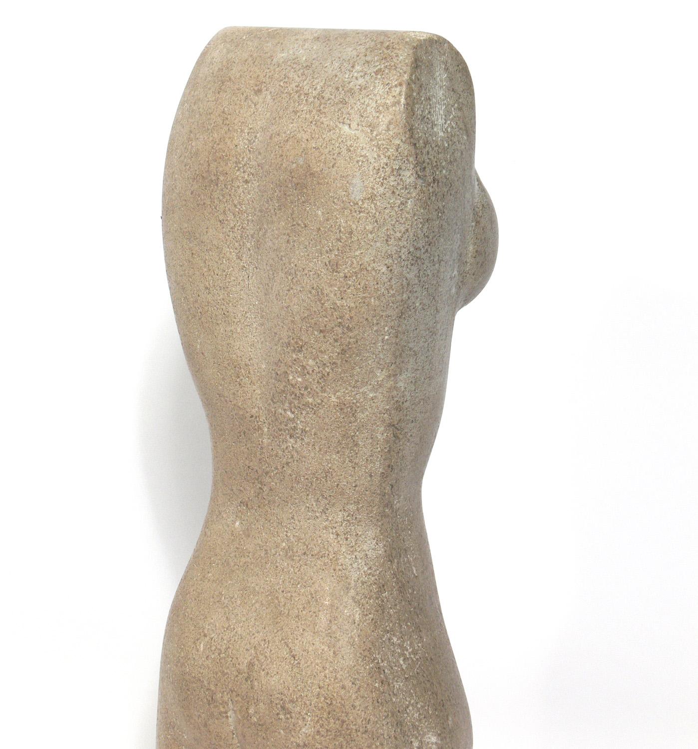 Unknown Female Nude Stone Sculpture
