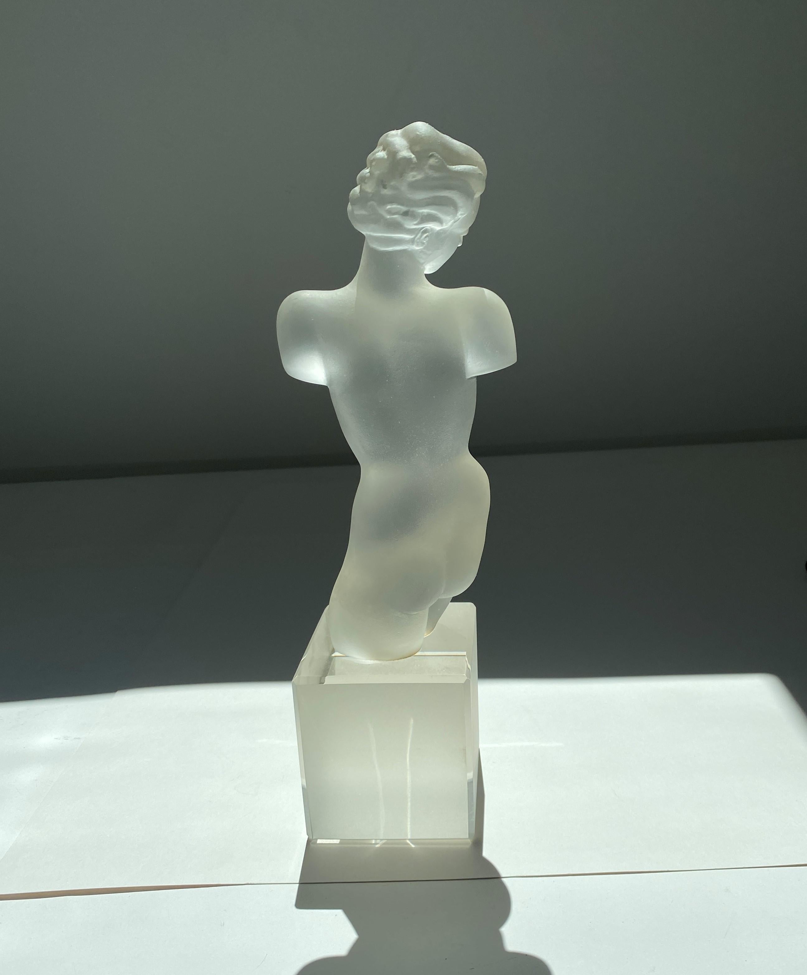 Art Deco Female Nude Torso by Eleon von Rammel For Sale