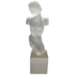 Antique Female Nude Torso by Eleon von Rammel