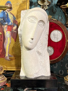 Female Plaster Bust After Modigliani