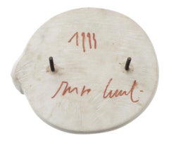 Female Portrait, Original Marble Sculpture, 1993