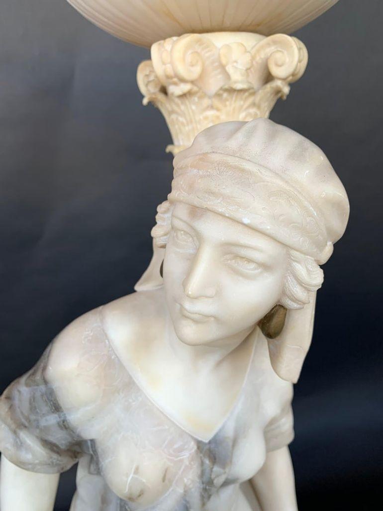 Lampada Torchère scultorea femminile in vendita 4