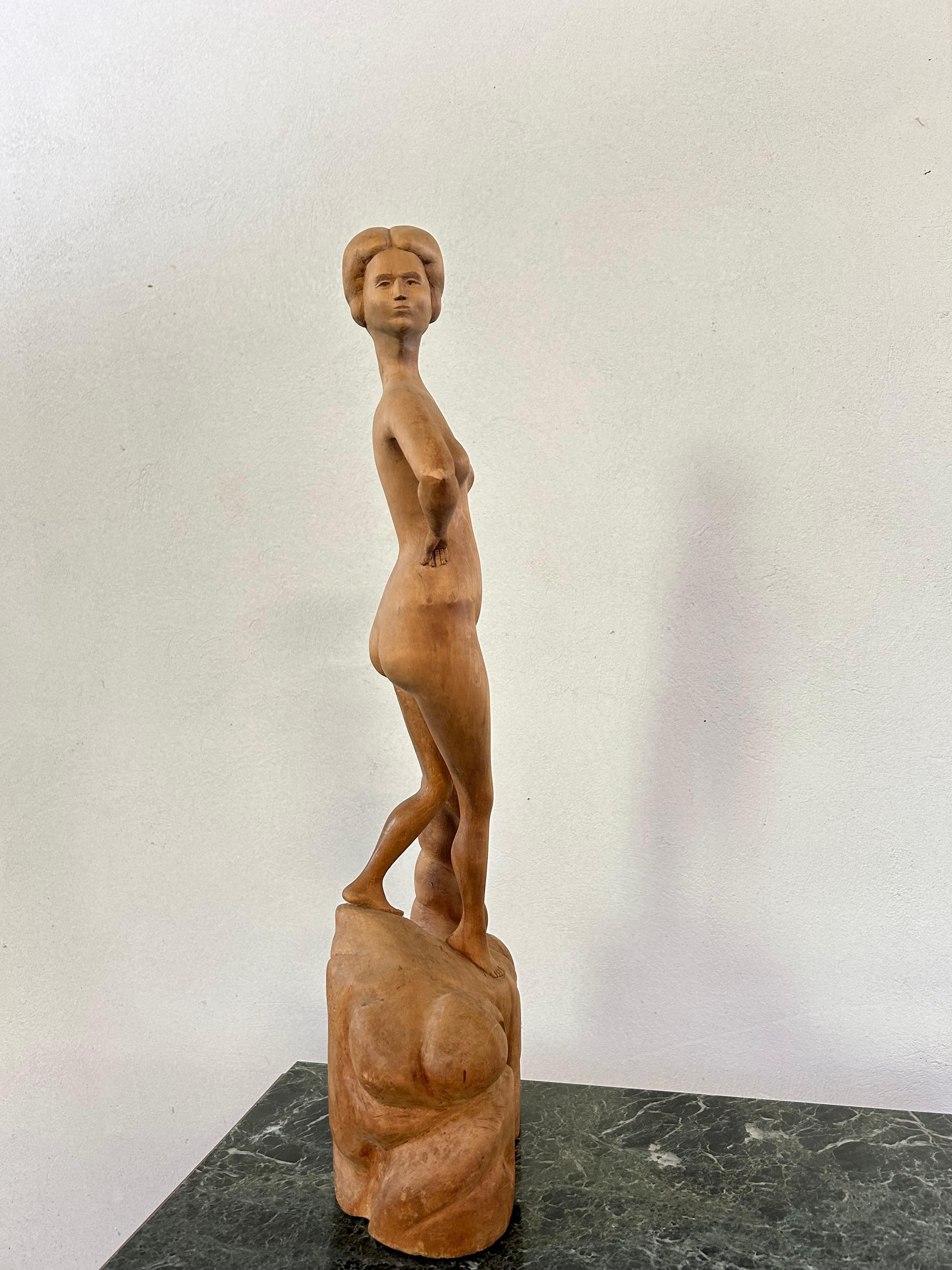 Escultura femenina de Ernst Gustaf Johansson, Suecia 1922 Arte popular en venta