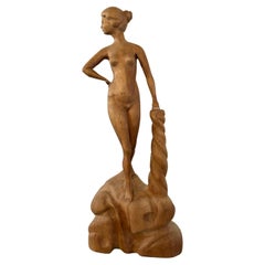 Female Sculpture by Ernst Gustaf Johansson, Sweden 1922