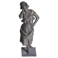 Female Sculpture in Bronze from the Neapolitan School