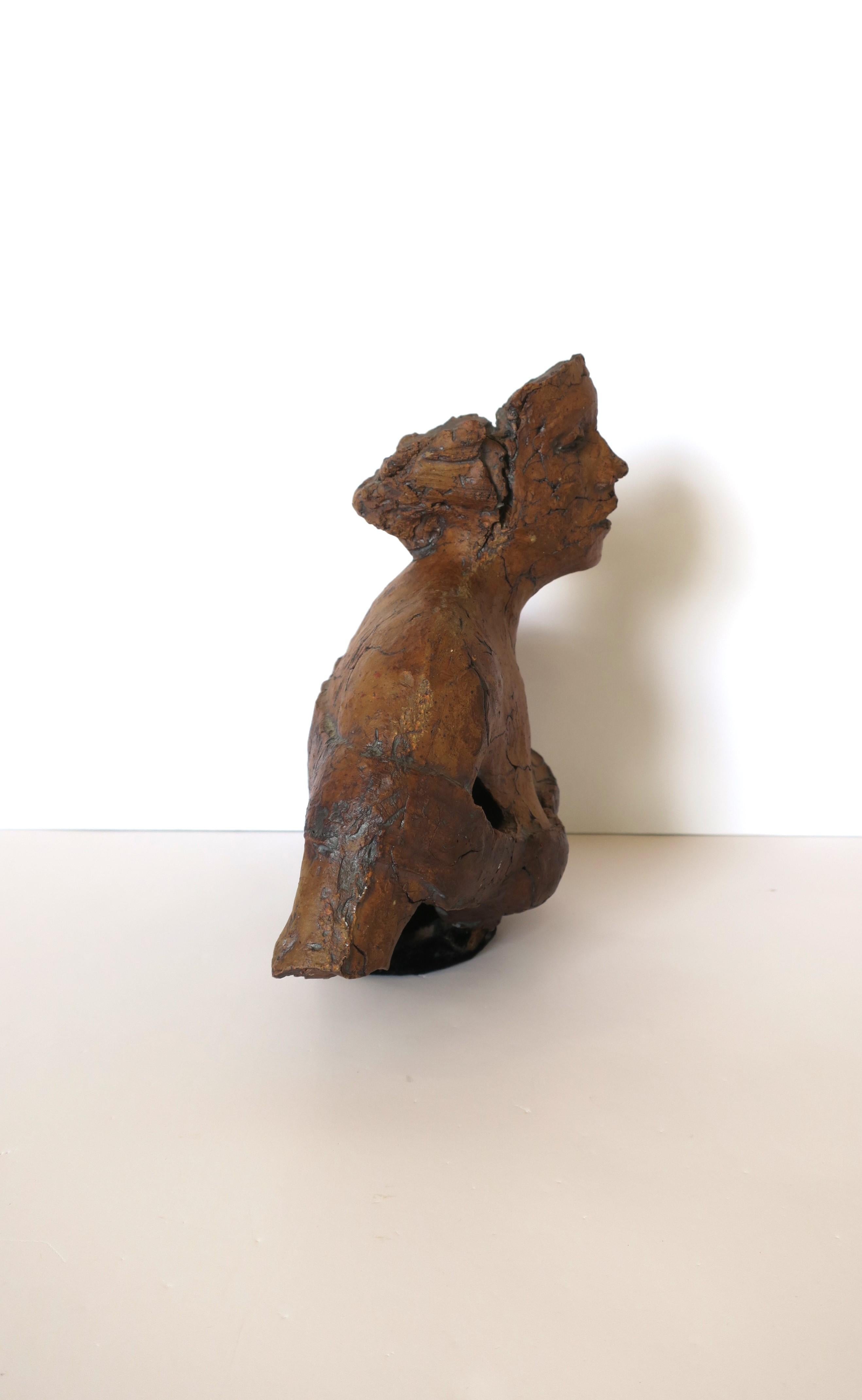 Female Terracotta Bust Sculpture 8