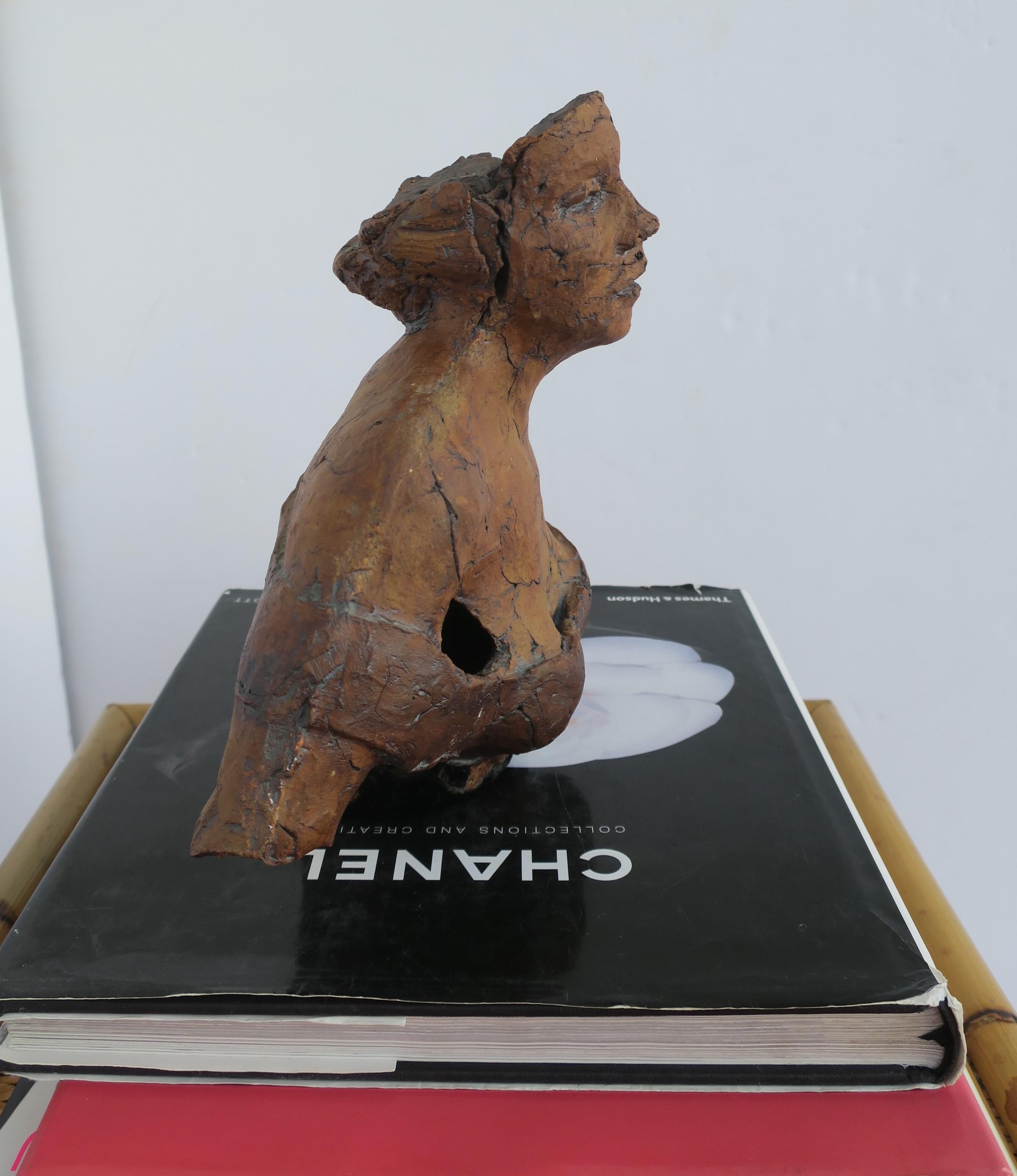 Female Terracotta Bust Sculpture 9