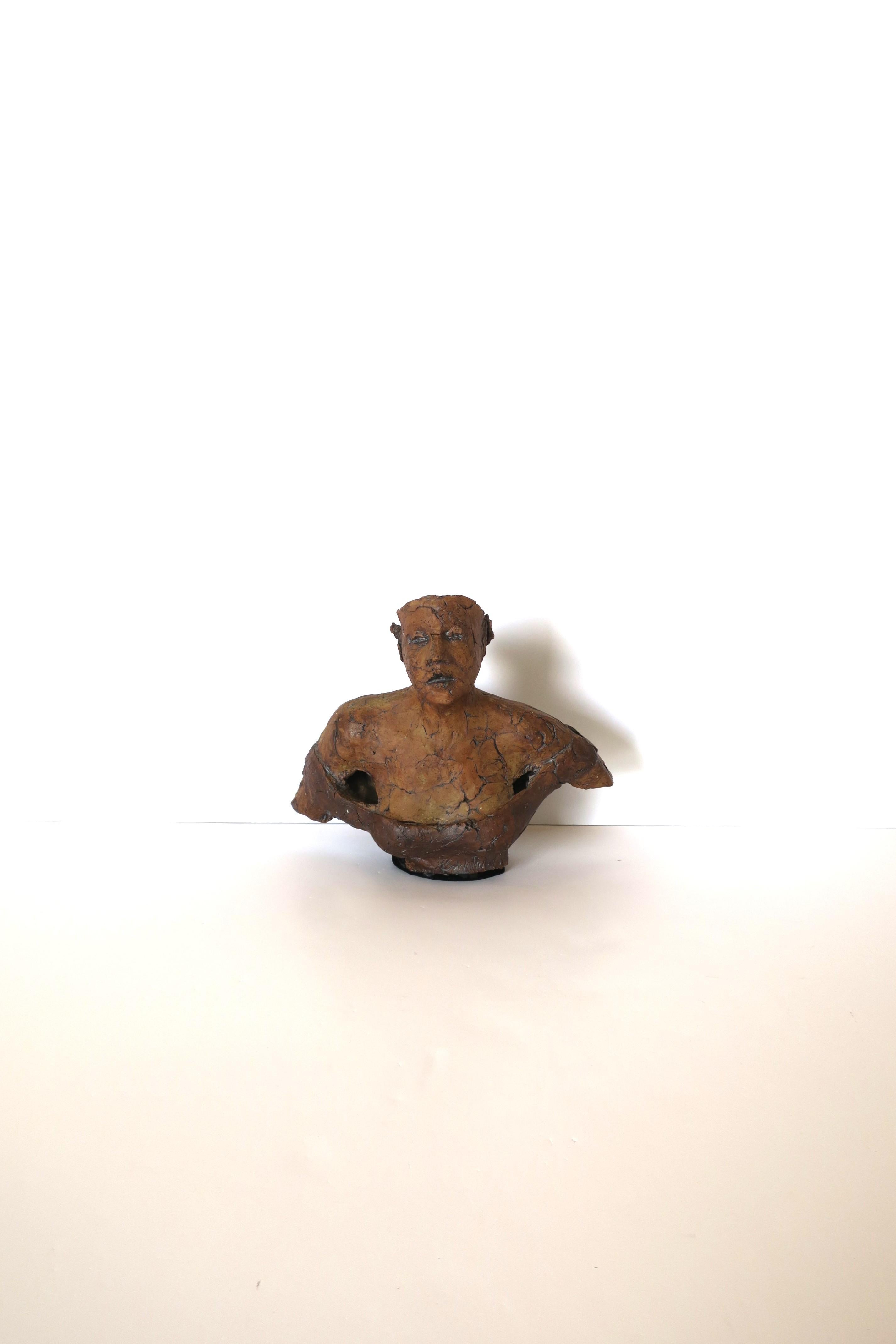 Female Terracotta Bust Sculpture 3