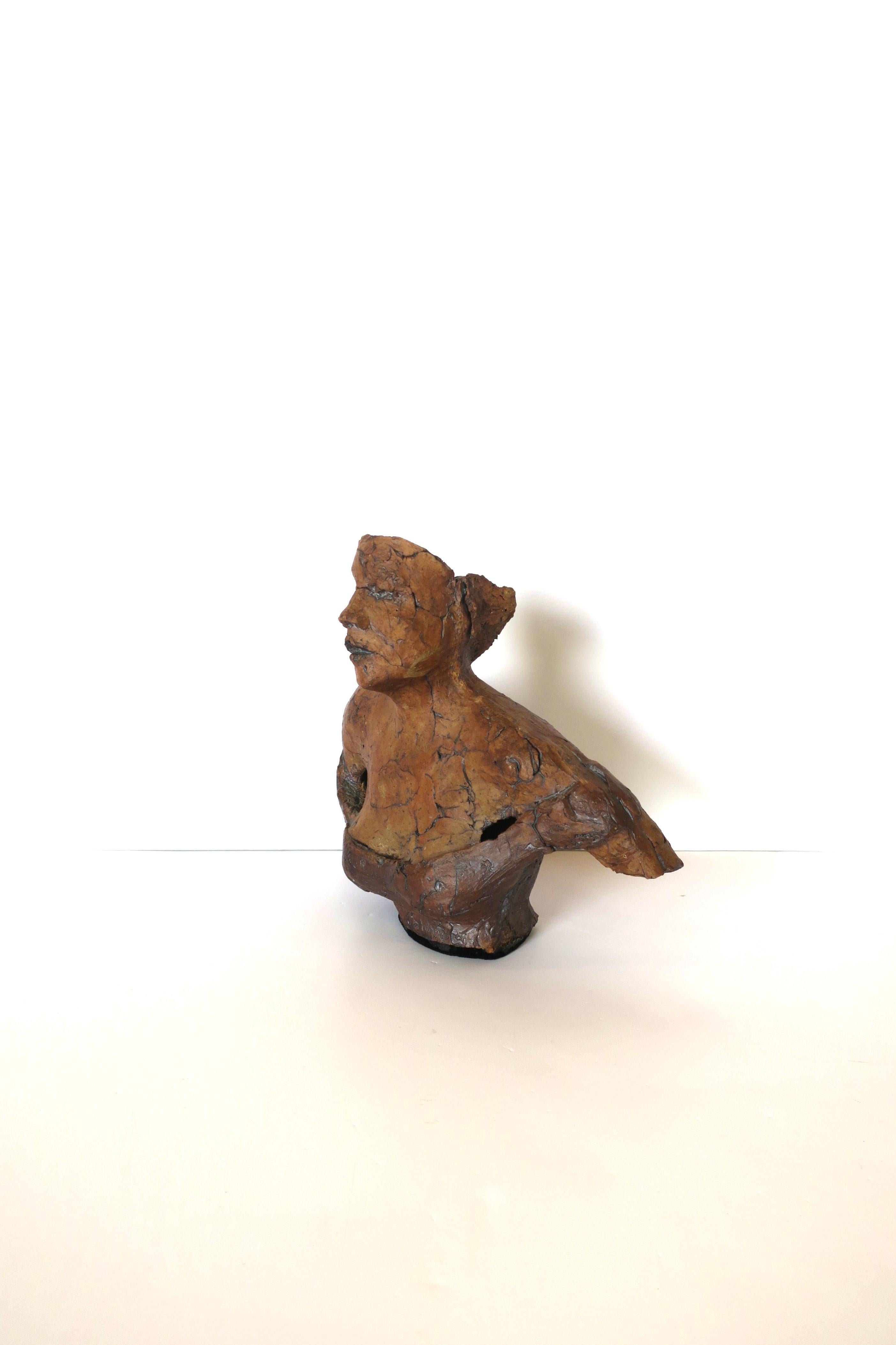 Female Terracotta Bust Sculpture 5