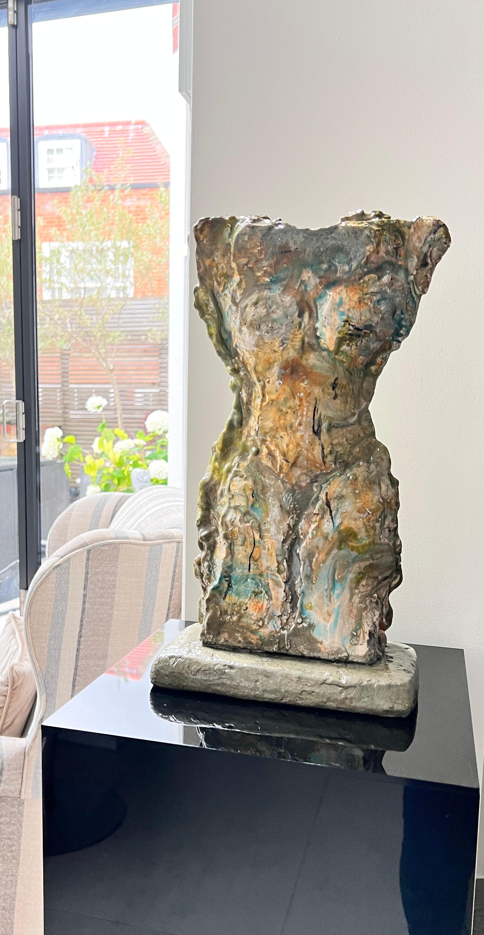 Modern Torso abstract sculpture , one of a kind For Sale