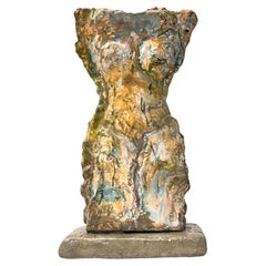 Abstrakte Torso-Skulptur, einzigartige Skulptur
