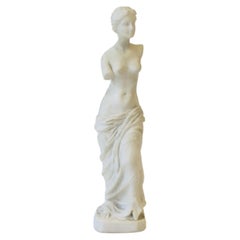 Venus de Milo White Granite Marble Female Figure Decorative Object