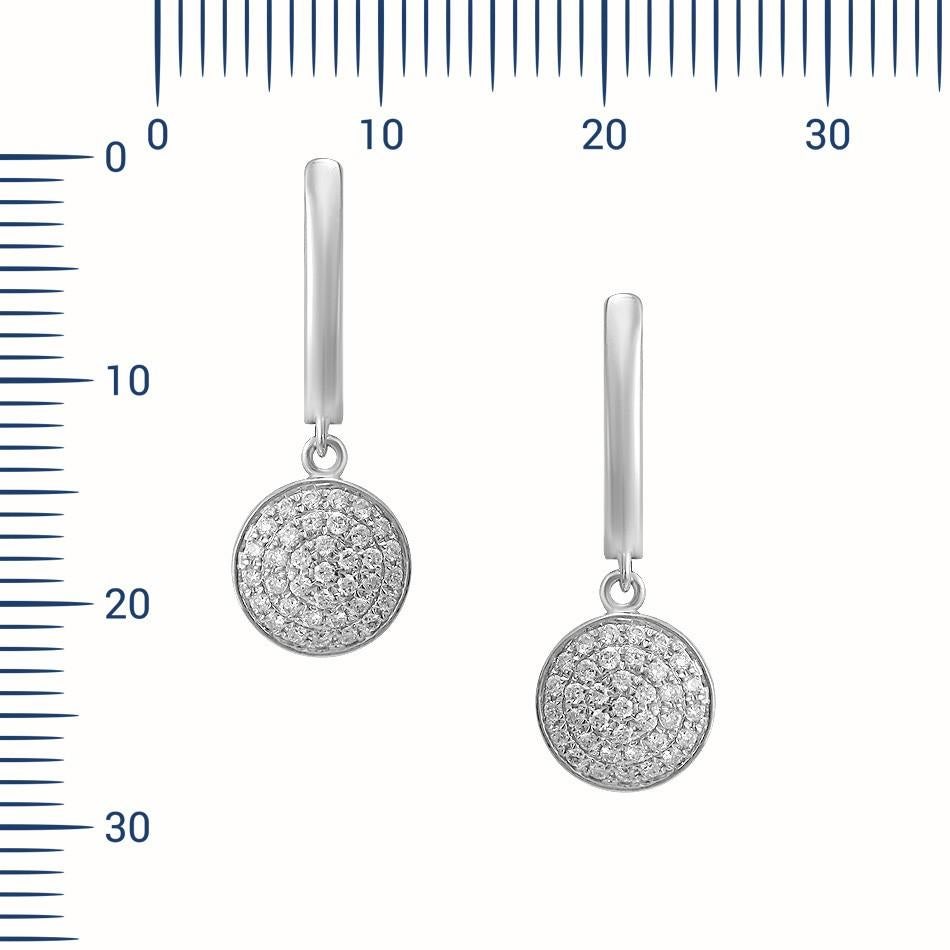 Earrings White Gold 14 K 

Diamond 72-RND-0,23-G/VS1A

Weight 2.36 grams

With a heritage of ancient fine Swiss jewelry traditions, NATKINA is a Geneva based jewellery brand, which creates modern jewellery masterpieces suitable for every day