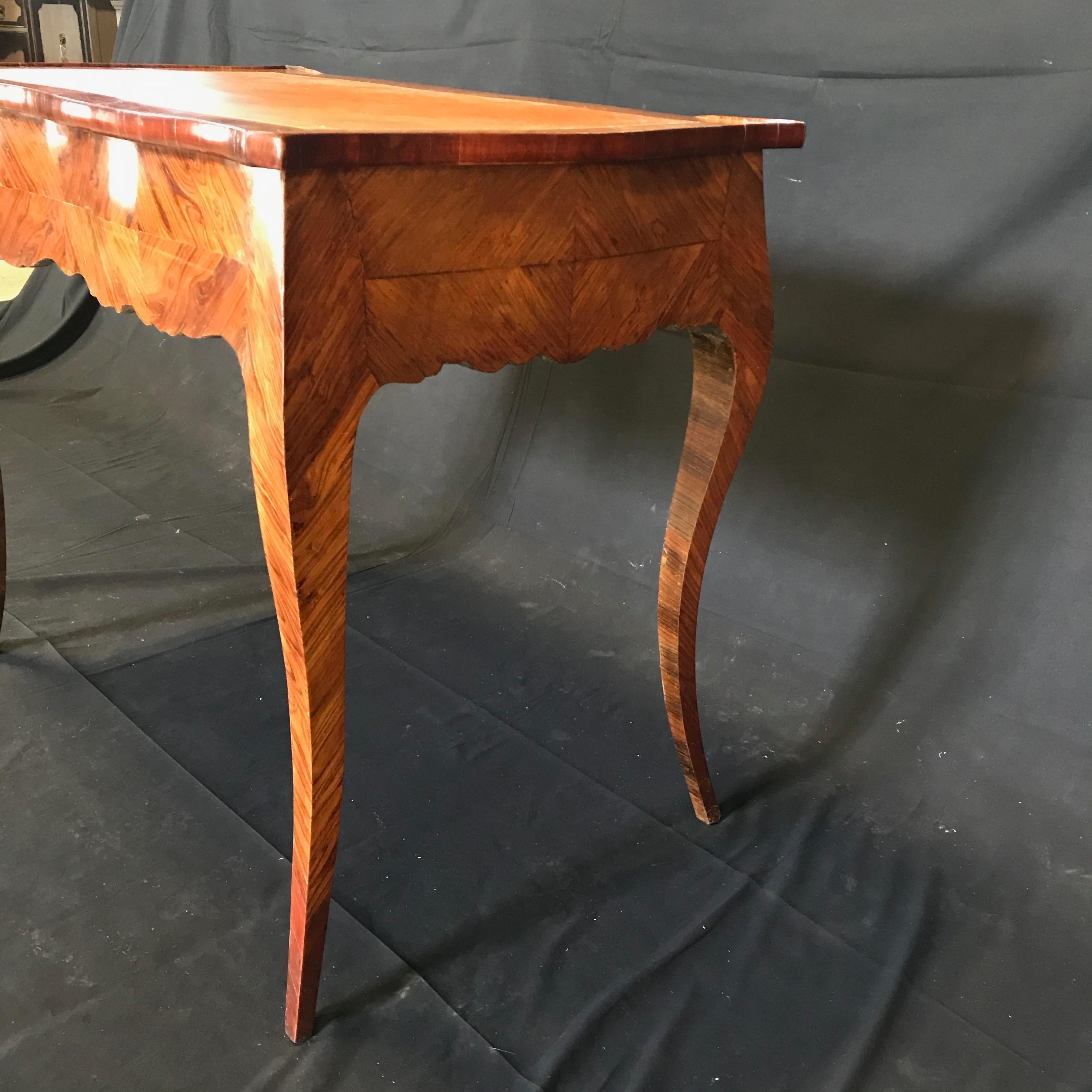 Feminine French Louis XV Style Petit Writing Table Side Table or Desk 4